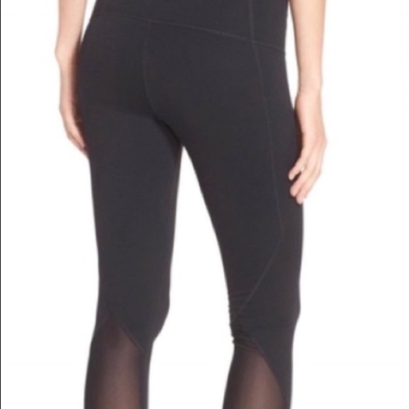 Zella High Waist Mesh Insert Leggings-ChcEwe XS - Picture 6 of 8
